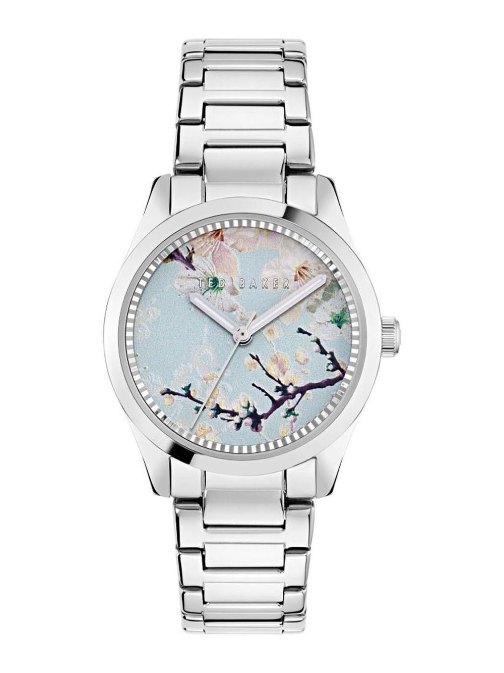Ted Baker London BKPCLF409 COOLLY Analog Watch Women Floral Stainless Steel New